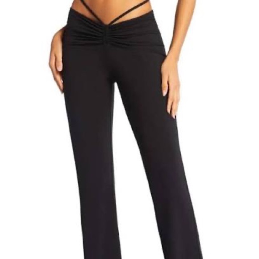 I AM GIA black pants with tie!